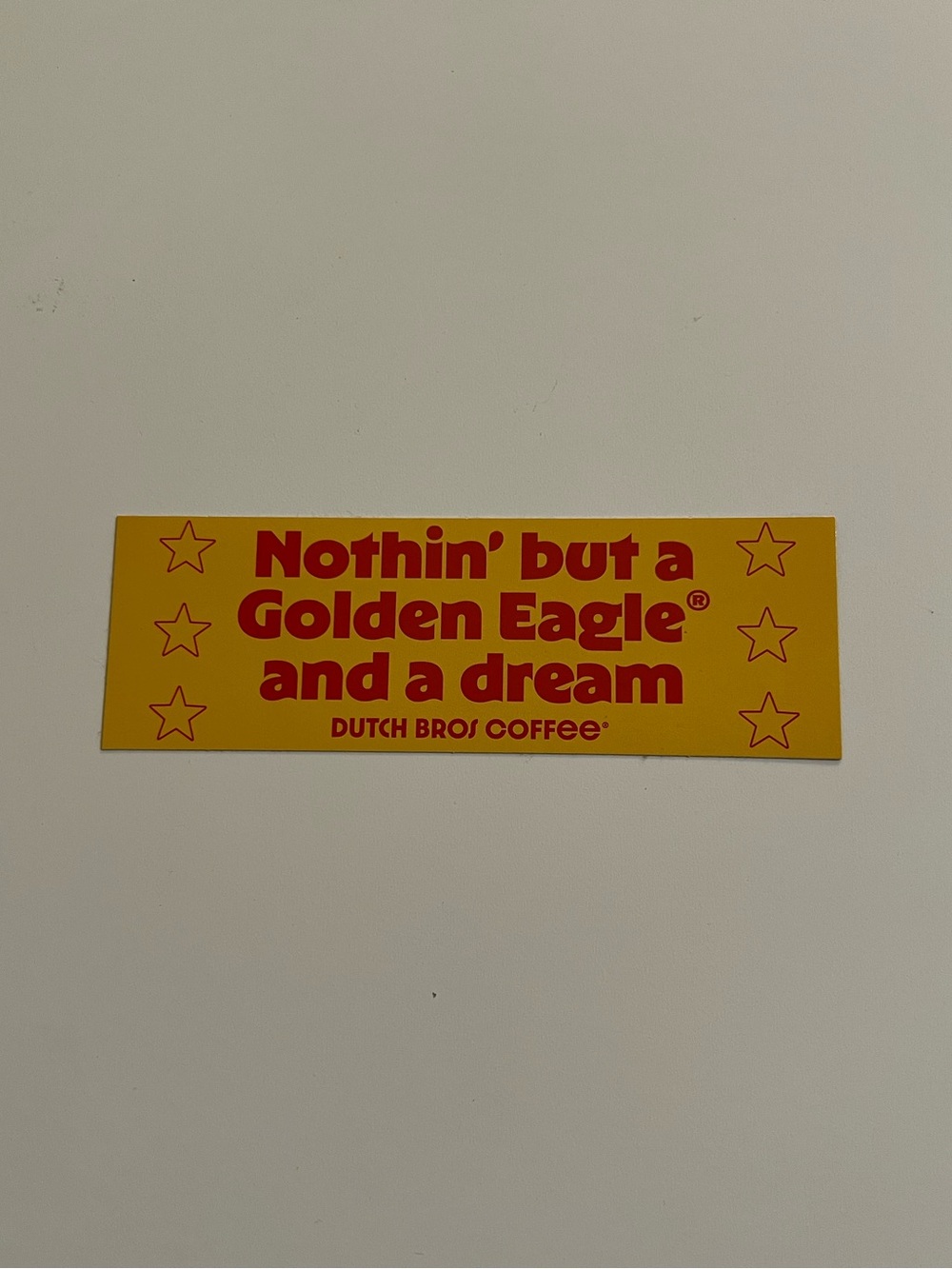 Dutch Bros Golden Eagle Sticker